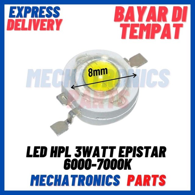 [DSP-9330] LED HPL 3WATT EPISTAR 6000-7000K