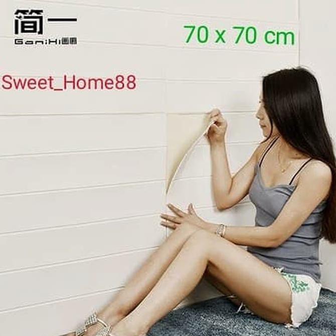 KAYU WALLPAPER 3D FOAM WOOD WALLPAPER DINDING 3D KAYU TIMBUL BERSERAT - KAYU 2 PROMO