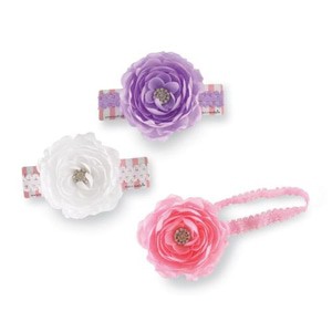 Mud Pie Jeweled Flower Soft Headband