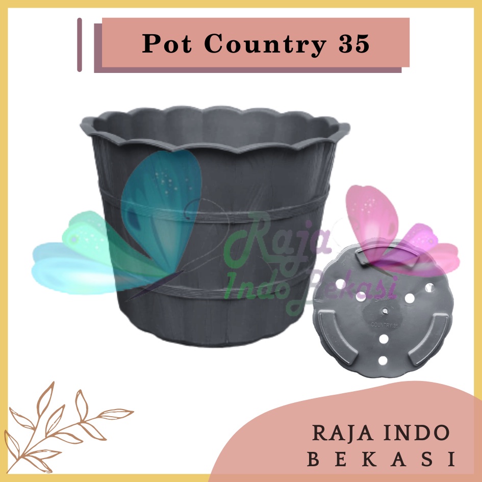 Pot Shallom Country 35 Hitam