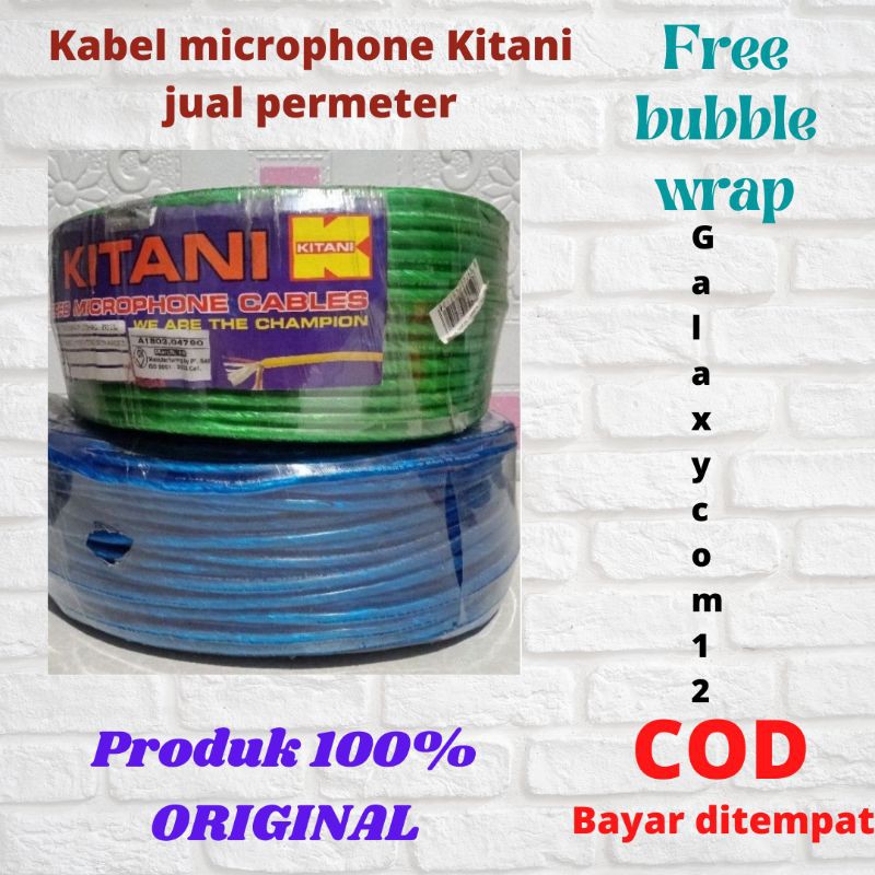 Kabel Microphone Stereo KITANI