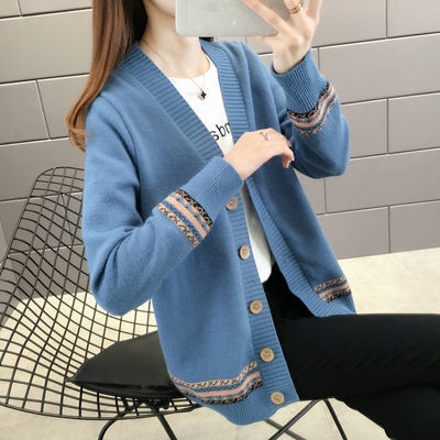 cardigan rajut rajut panjang jaket casual baju rajut