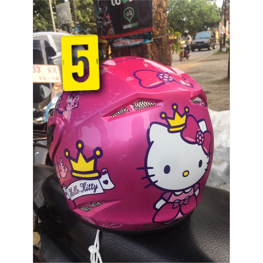 Helm Anak GM Evoteen Hello Kitty