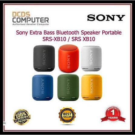EKSKLUSIF SONY EXTRA BASS BLUETOOTH SPEAKER PORTABLE SRS-XB10 / SRS XB10 - HIJAU TUA