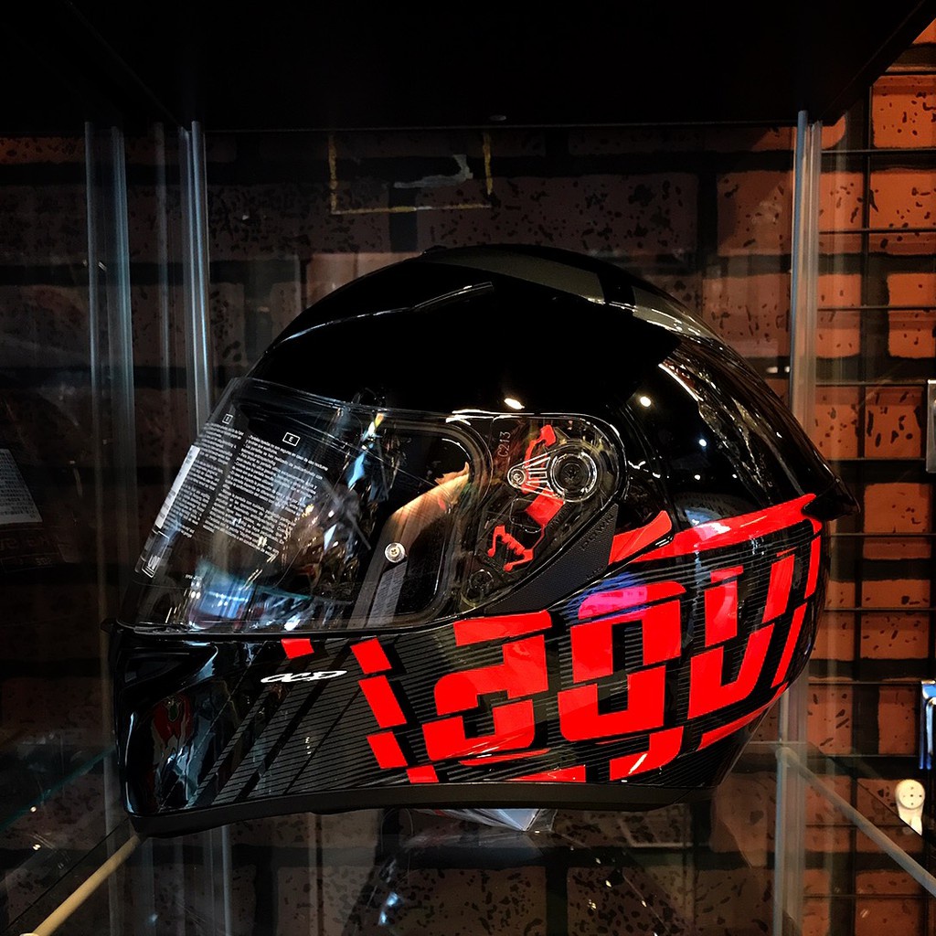 AGV K3 SV SNI MYTH Black Grey Red