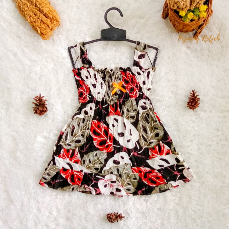 SMOK GONDIL KECIL Dress anak perempuan cewek baju pakaian lucu murah meriah cantik grosir