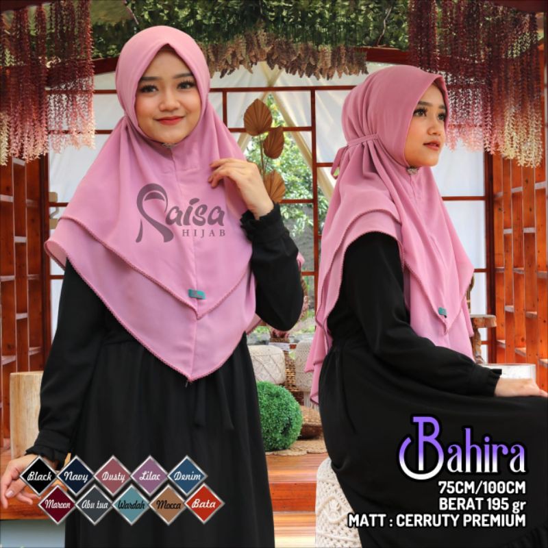 HIJAB CERUTI TALI RENDA LILAC JILBAB CERUTY BABYDOLL CROCHET PREMIUM | KHIMAR BAHIRA RAISA HIJAB BER