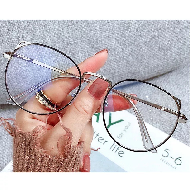 [TERLARIS] PAKET PHOTOCROMIC KACAMATA BERUBAH WARNA 1308 FASHION WANITA PRIA VINTAGE FRAME OPTIK