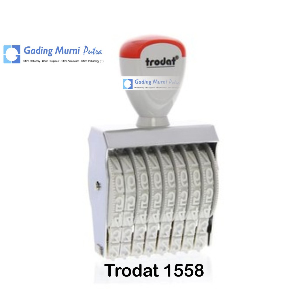 

Stamp Stempel Trodat 1558 / Stempel Angka 5 mm 8 Digit