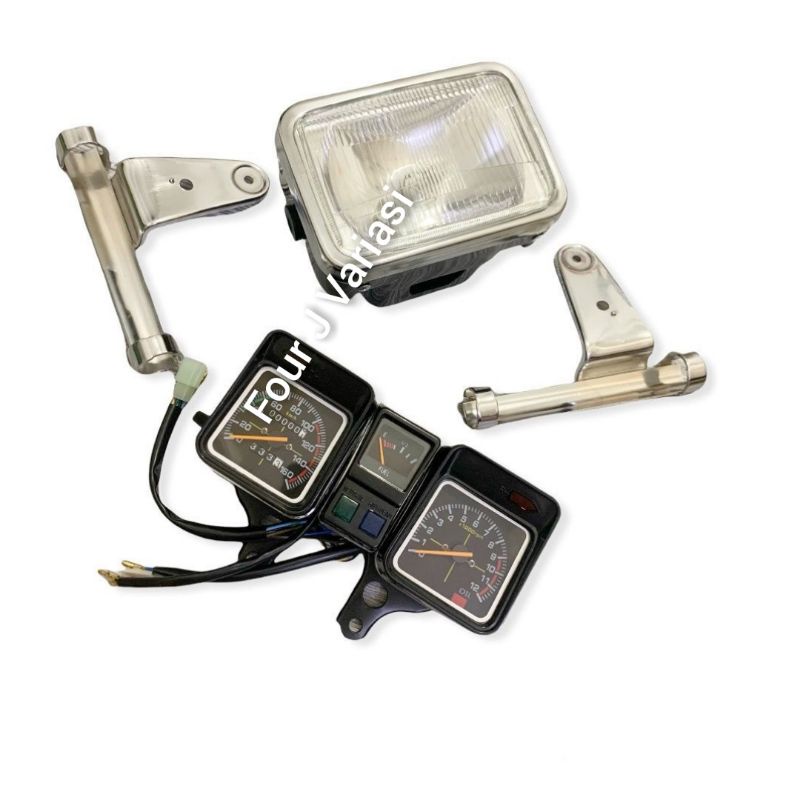 Lampu depan/headlamp rx king COBRA/rx king lama+kupingan lampu rx king COBRA/rx king lama+Speedomete