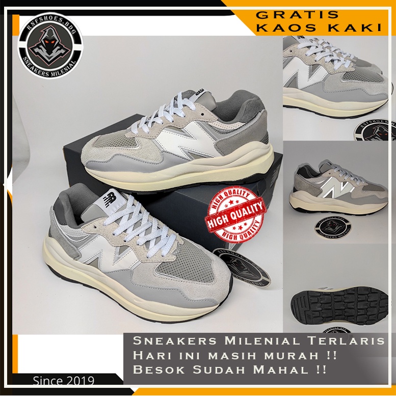 New Balance M5740CB Grey White Size 39-44 Sneakers High Quality Bnib Sneakers Ksual Pria