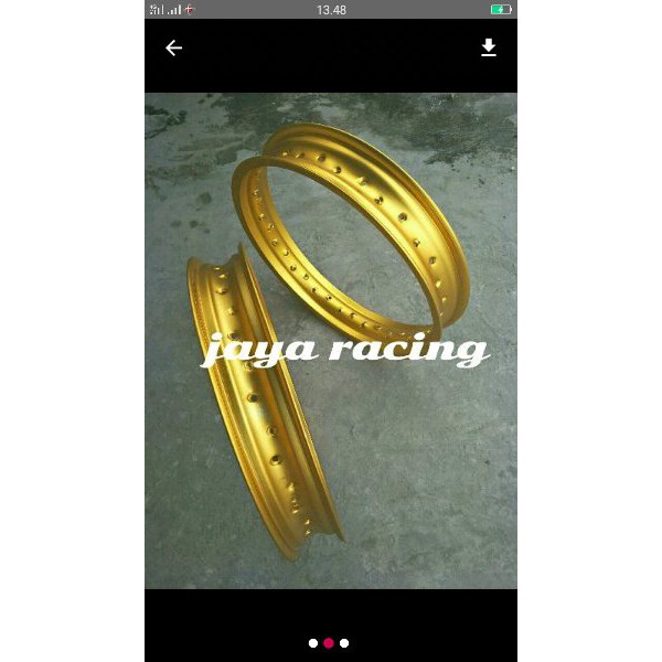 TOPPP velg champ tapak lebar 185x215 ring 17 lubang 36