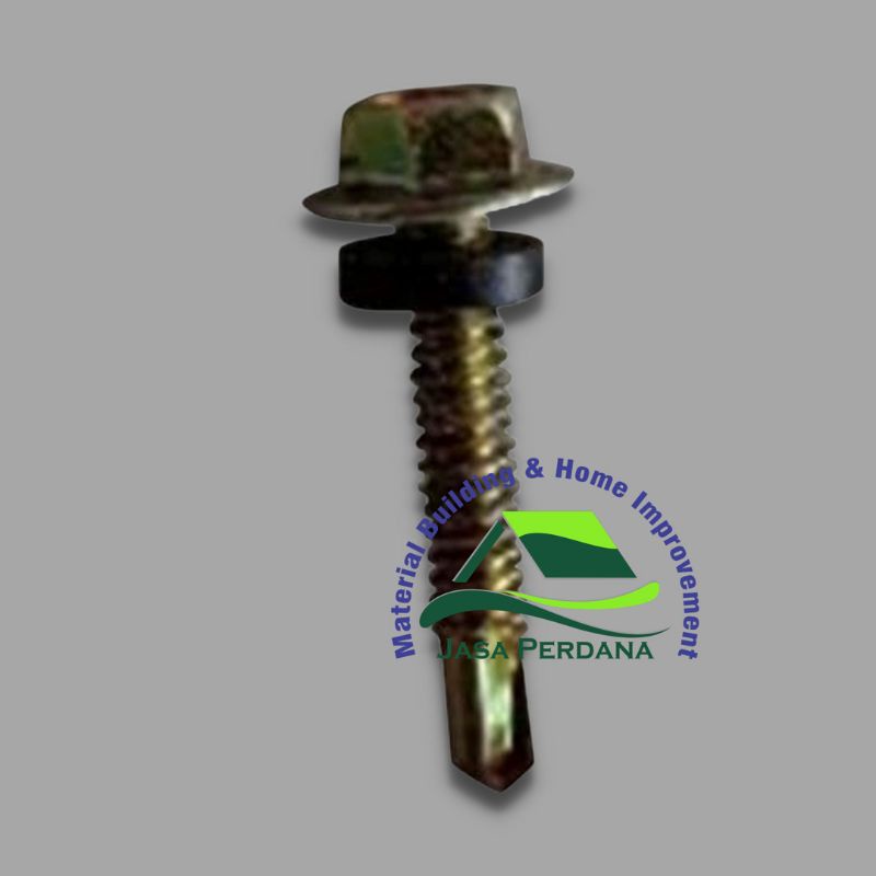 Sekrup Roofing Baut Drilling Hex Self Drilling Screw Ecer