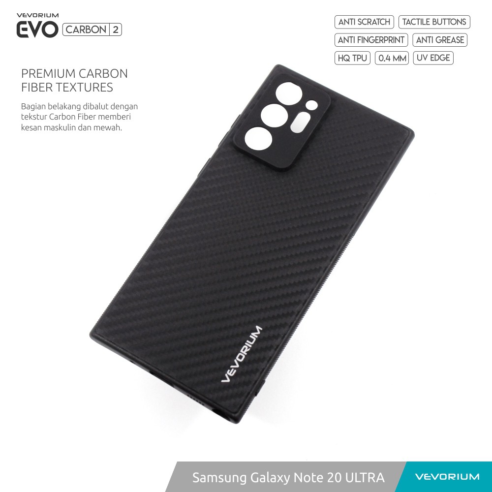 VEVORIUM EVO CARBON Samsung Galaxy Note 20 ULTRA Soft Case Softcase