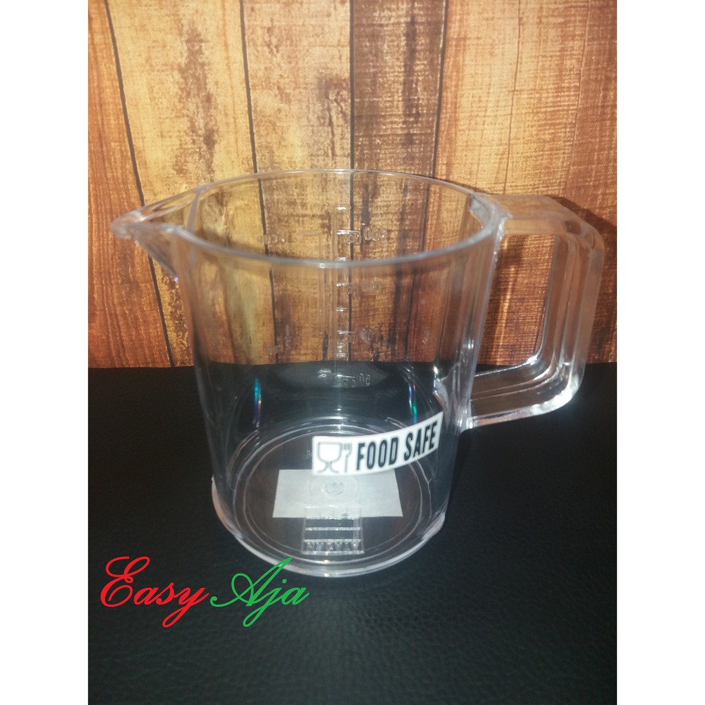 gelas takar takaran air plastik plastic measuring cup 200 ml