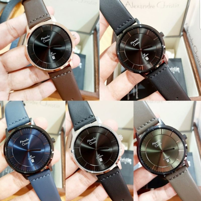 Jam Tangan Pria Alexandre Christie Ac 8639 Original Garansi 1 Tahun