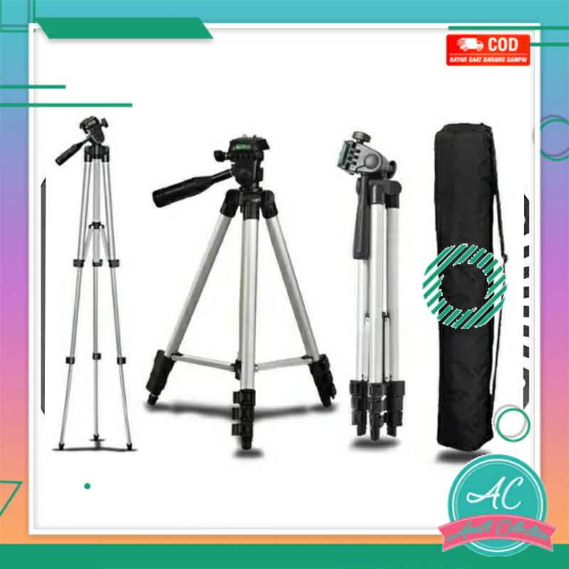 Tripod holder hp 3in1 berdiri kamera digital fotografi camera smartphone 1 meter 3110