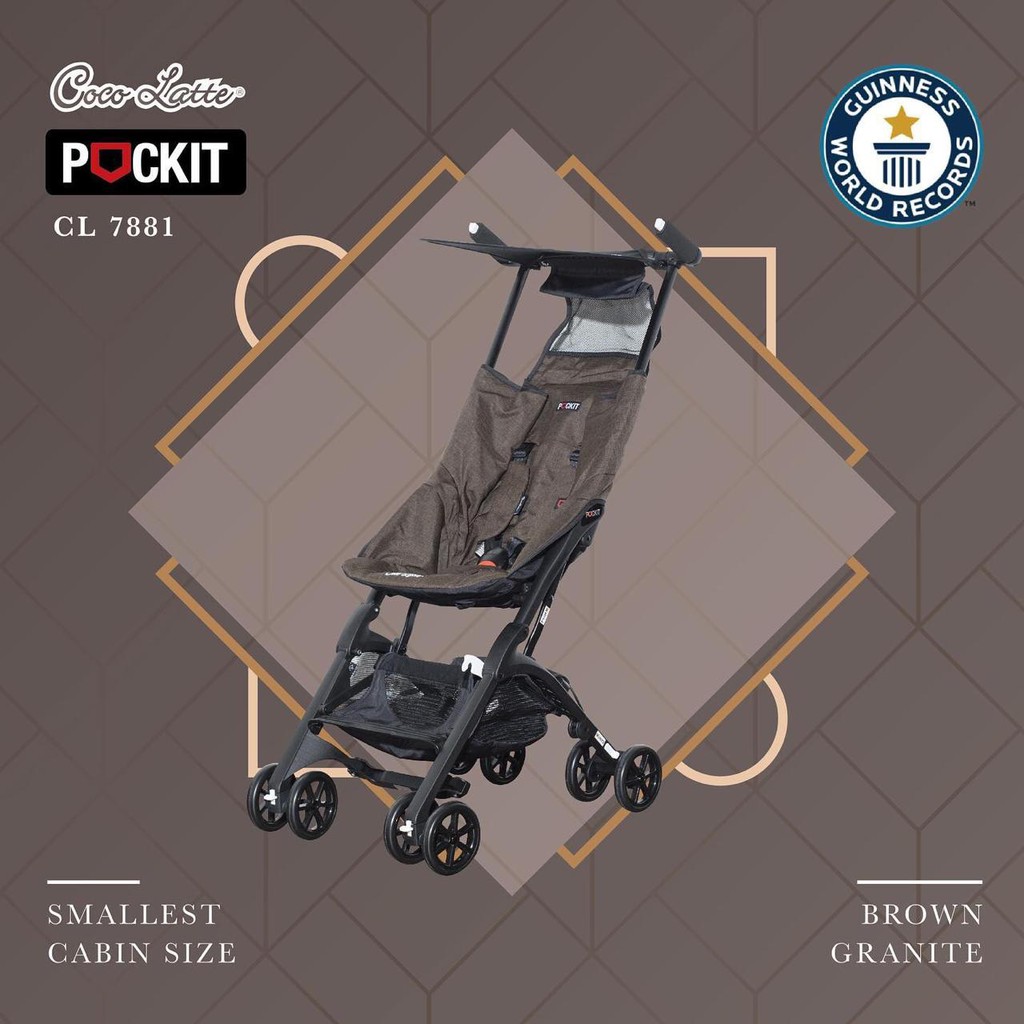 kereta dorong bayi Cocolatte Pockit GEN 