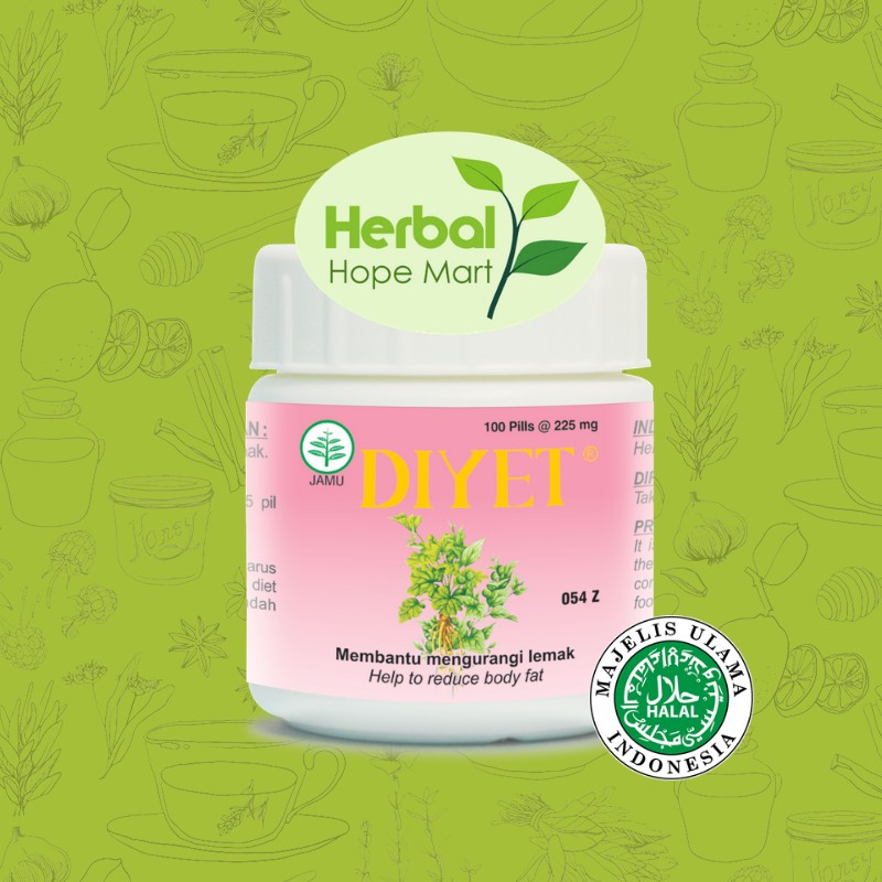 Diyet 100 Pil / 12 kapsul - OBAT DIYET AMPUH ( BPOM ) / Diyet DARBEL / OBAT DIET ORIGINAL / Membantu
