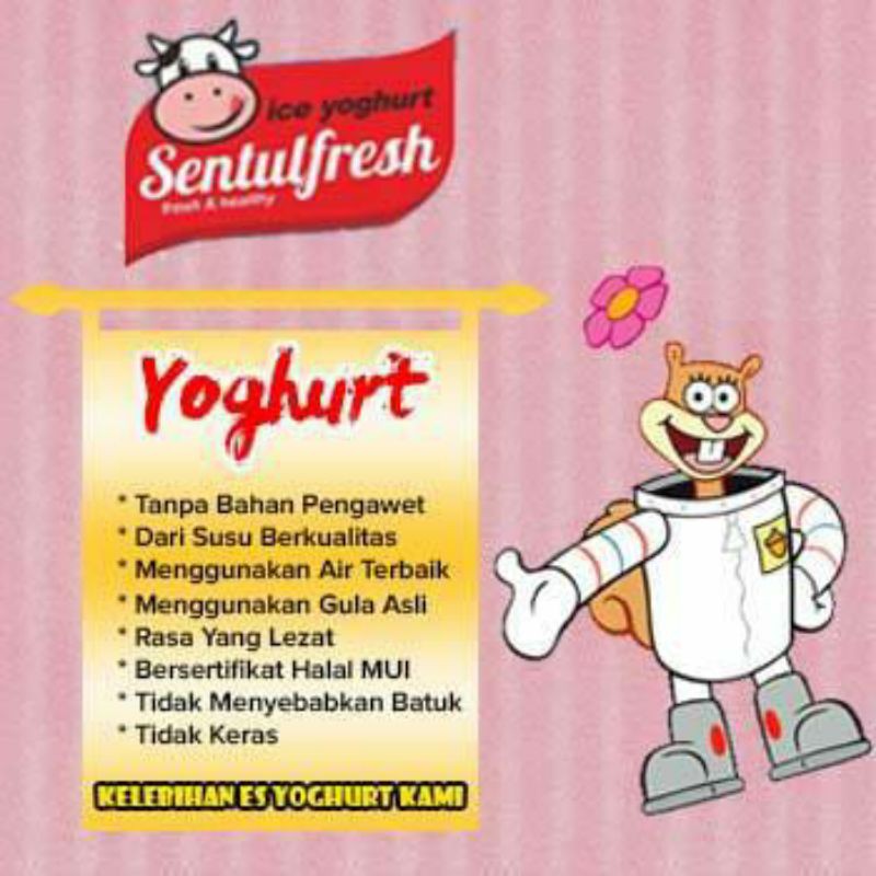 Ice/Es Lilin Yoghurt Sentul Fresh Original