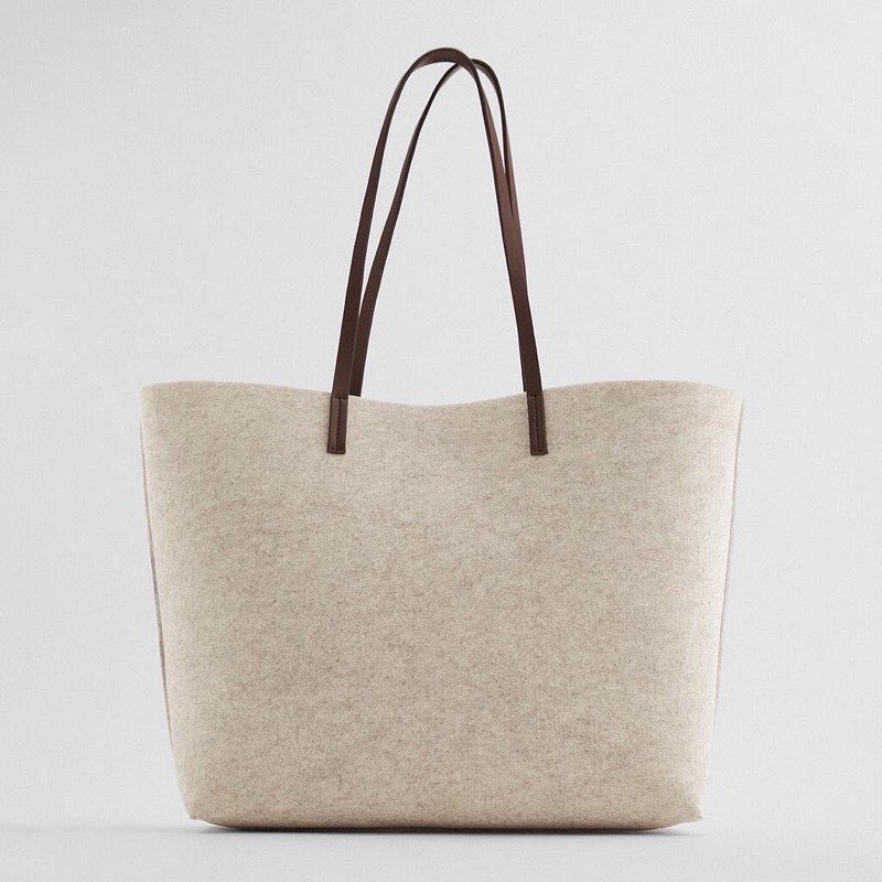 Bag ZARA Thick Canvas Tote | tas ZR