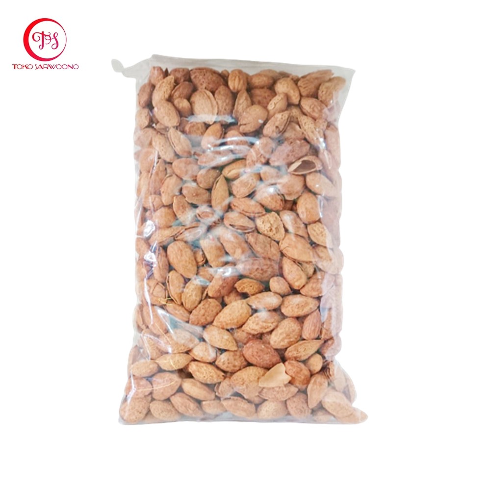 Kacang Almond Susu Panggang 1 kg - Original Milk Roasted Almond