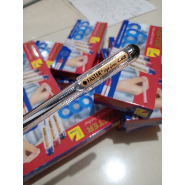 

Alat Tulis Pena Pulpen Faster C600 1 Pcs