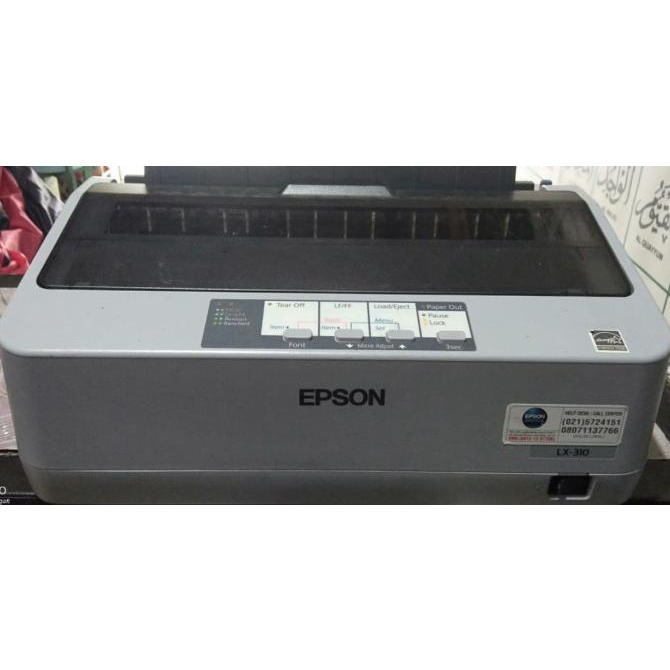 Jual Printer Epson Dotmetrik Lx 310 Bekas Rasa Baru Indonesiashopee Indonesia 8570