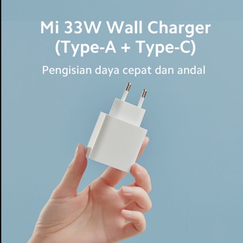 Mi 33W Wall Charger (Type-A + Type-C)