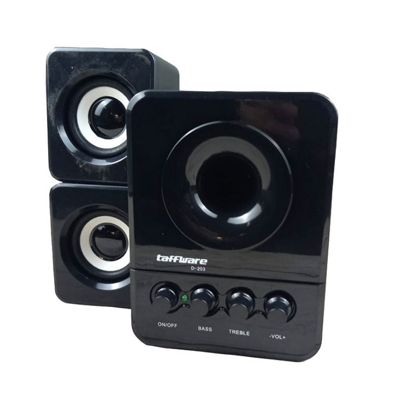 Speaker stereo 2.1 with subwoofer &amp; usb  power D-203