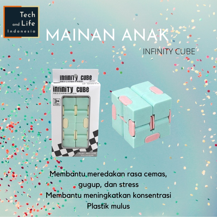 Mainan Anak Infinity Magic Cube Fidget Toy