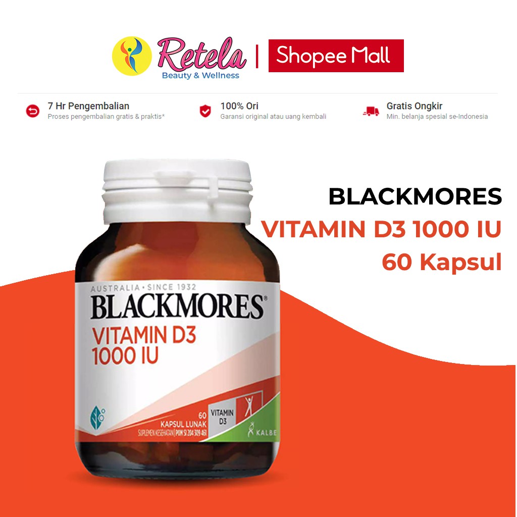 blackmores vitamin d3 1000iu 60 kapsul   vitamin d3