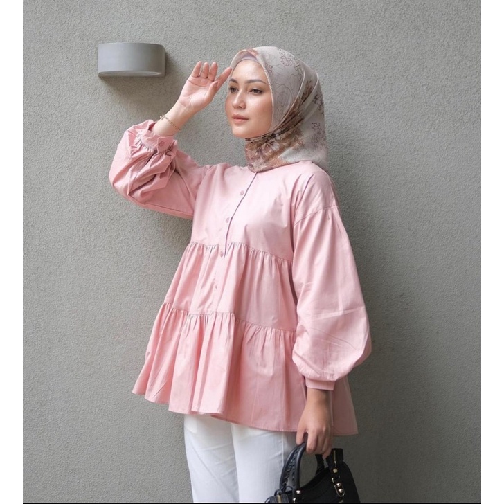 (DBY) BLOUSE CLERIA OVERSIZE KEMEJA ATASAN WANITA SHIRT