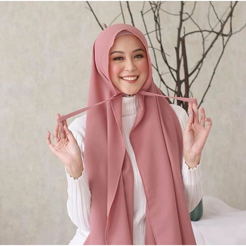 PASHMINA TALI / HIJAB INSTAN / FASHION / MUSLIMAH / PASMINA KARET