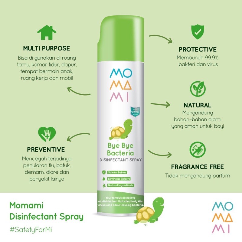 Momami Disinfectant Spray 350 ml