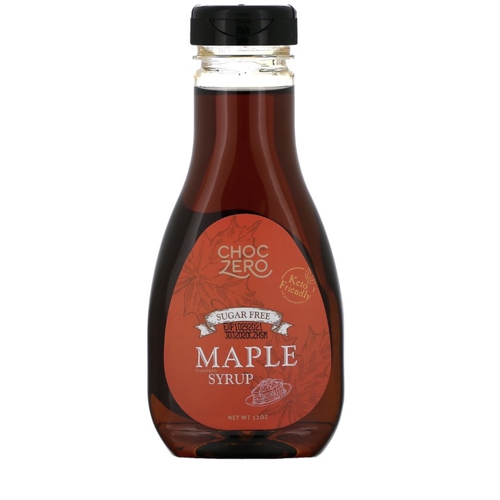 READY STOCK choczero maple syrup sugar free keto friendly 12 oz