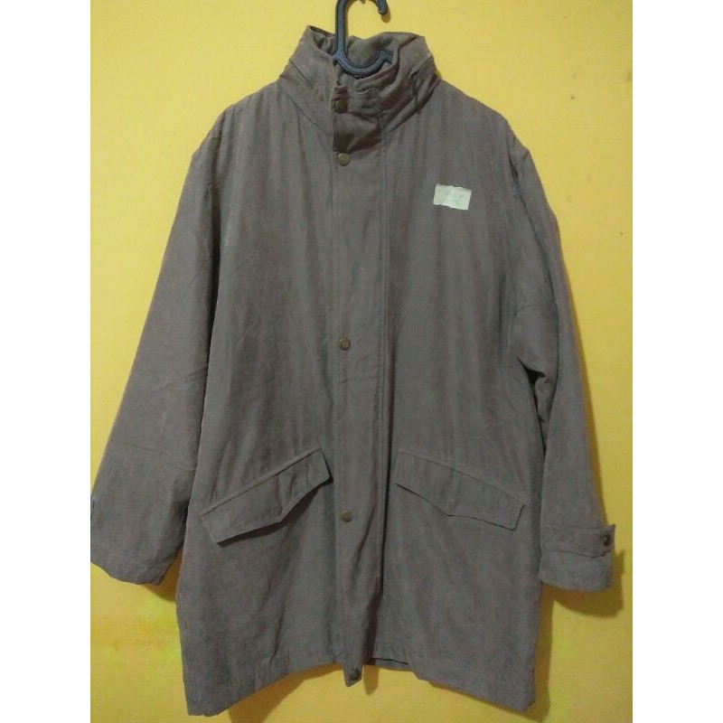 Preloved vintage Authentic Renown suede Parka jaket second hand