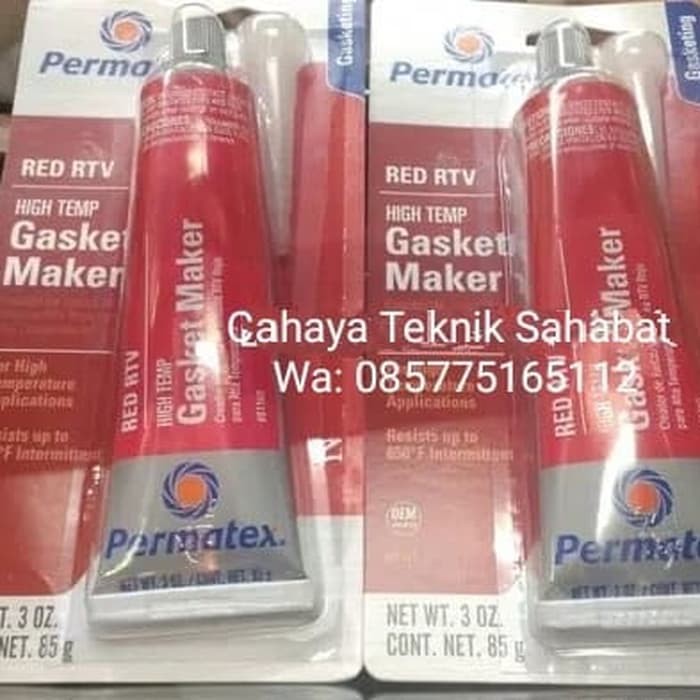 PERMATEX RED RTV HI Temp Gasket Marker