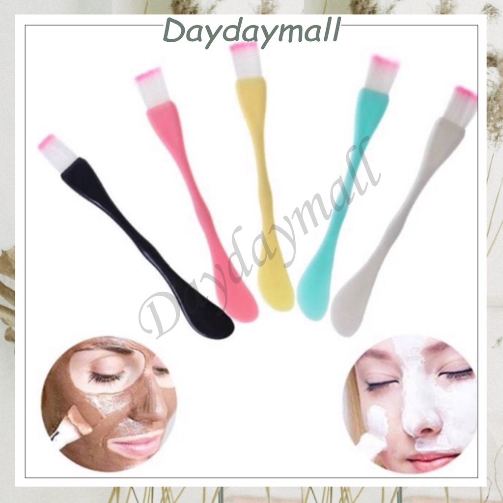 DD130 [1KG=240PCS] Spatula Kuas Masker 2in1 / Kuas dan Spatula Masker Wajah Brush Serbaguna