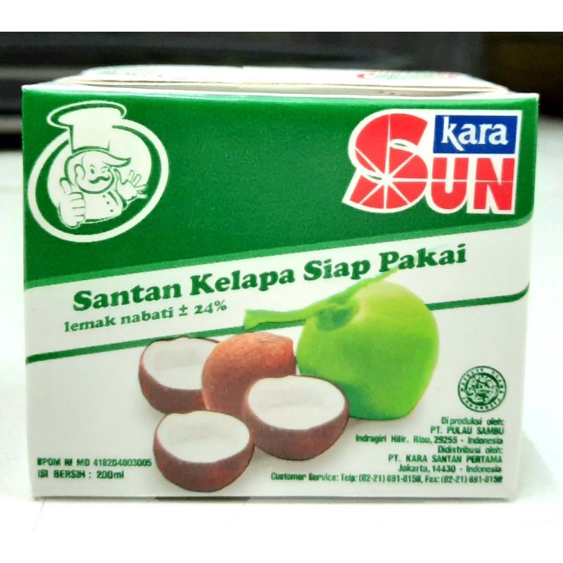 

Santan Kara Instant 200ml