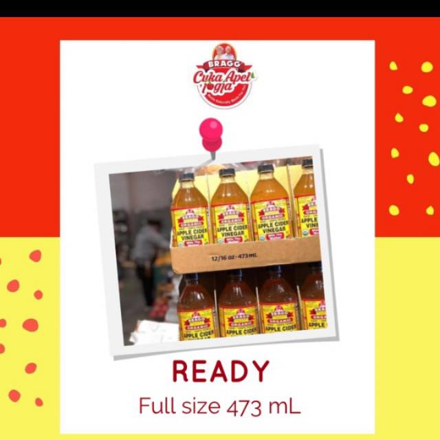 

BRAGG CUKA APEL ORIGINAL TANPA CAMPURAN