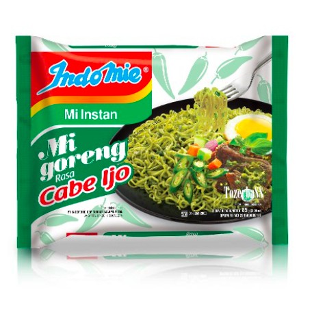 

Indomie goreng rasa cabe ijo