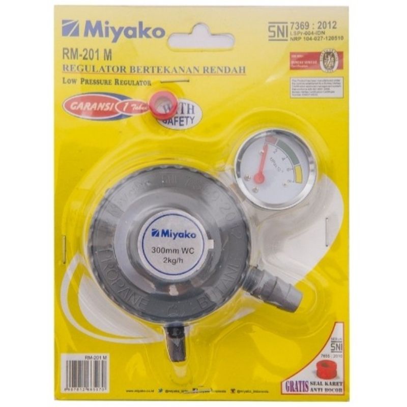 Miyako Regulator Miyako Meter Kepala Kecil SNI RM201M