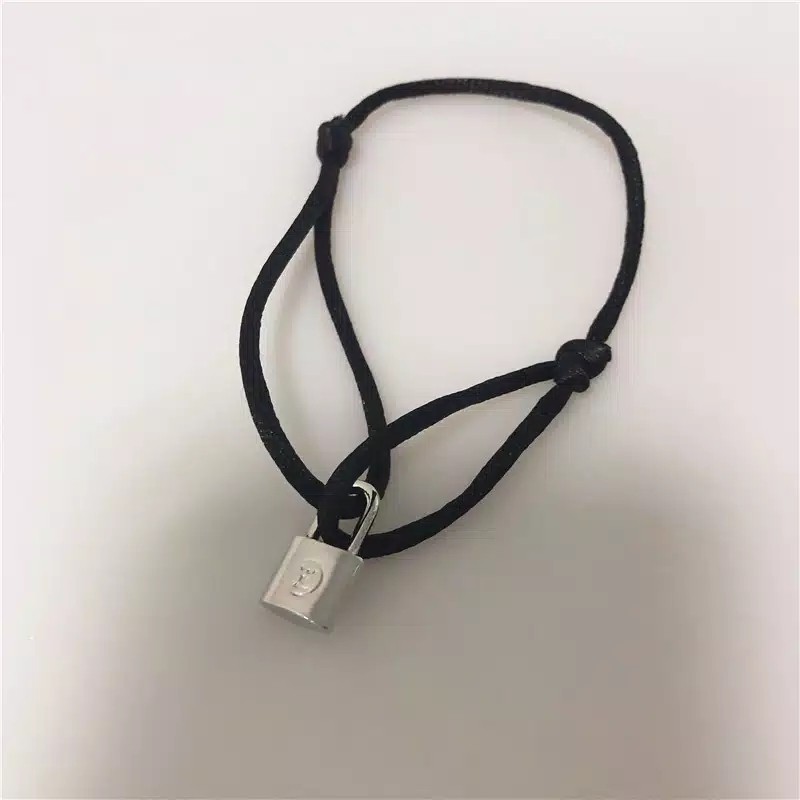 Gelang Tangan BTS V Strap Kepang Gembok KPOP untuk Pria dan Wanita