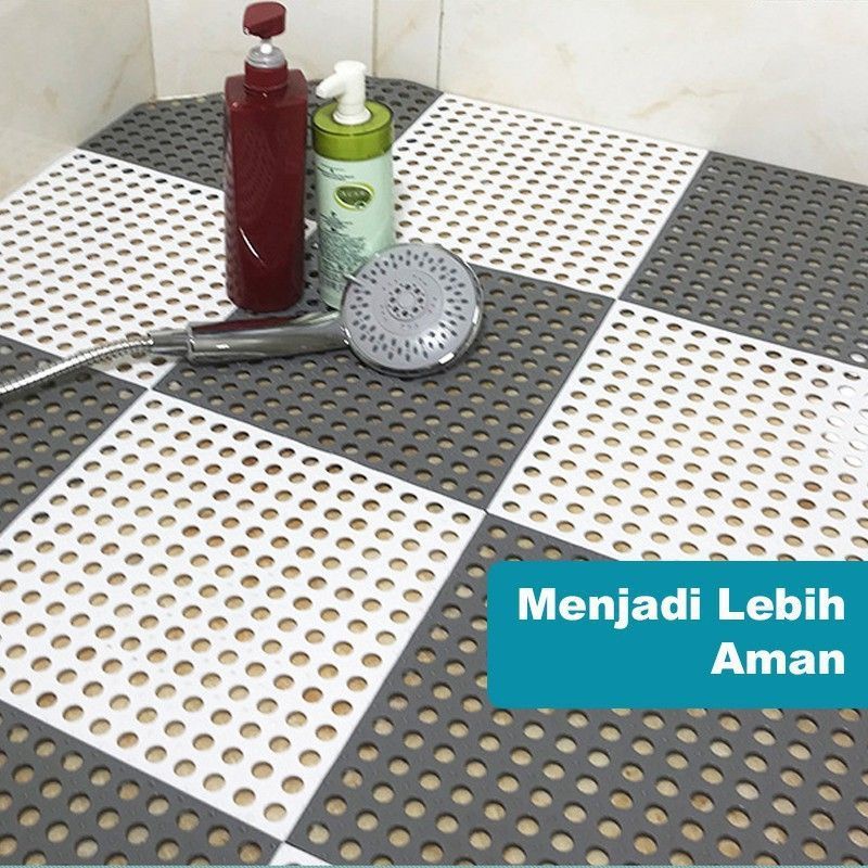 Karpet Kamar Mandi Anti Slip ukuran 30x30cm / Alas Anti Slip