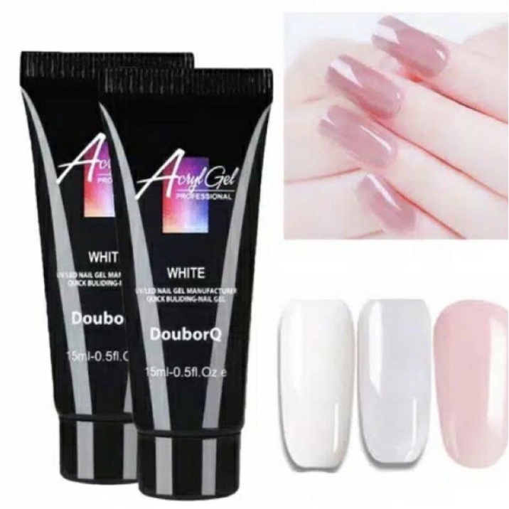 ACRYL POLYGEL Poly Gel Nail Cat Kuku Acrylic Extension Kuku 15ml KU016