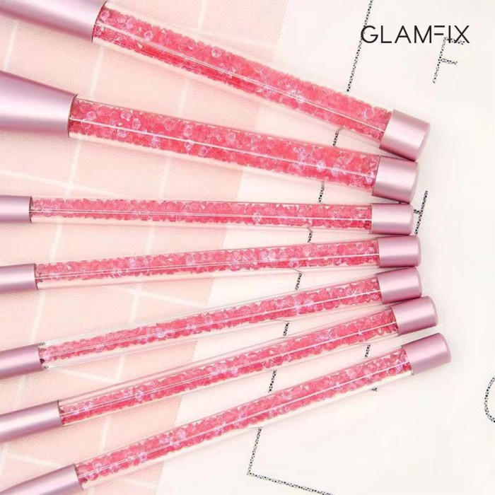 GLAMFIX Pink Mermaid Brush Set 7pcs | Glamfix ORIGINAL