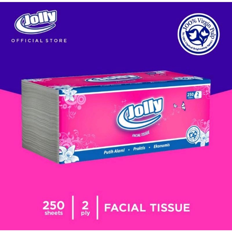 Tissue Jolly 250 SHEET NICE 180 sheet murah meriah