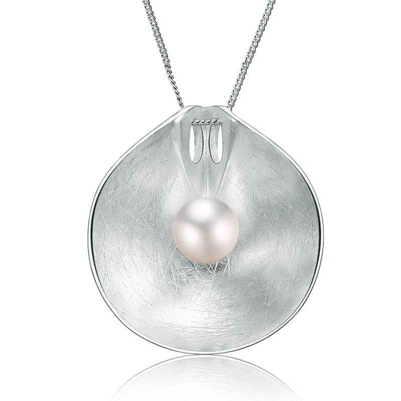 SERI SERI Kalung Wanita Perak 925 Asli Shell Pearl Sterling Silver Necklace Mutiara