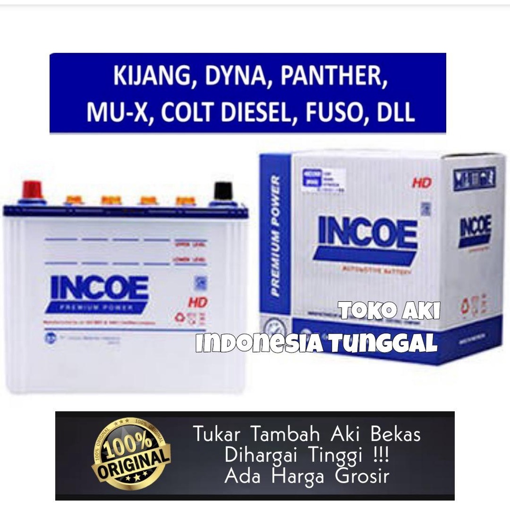 AKI MOBIL INCOE NS70 KIJANG DYNA COLT DIESEL CANTER PANTHER FUSO HINO